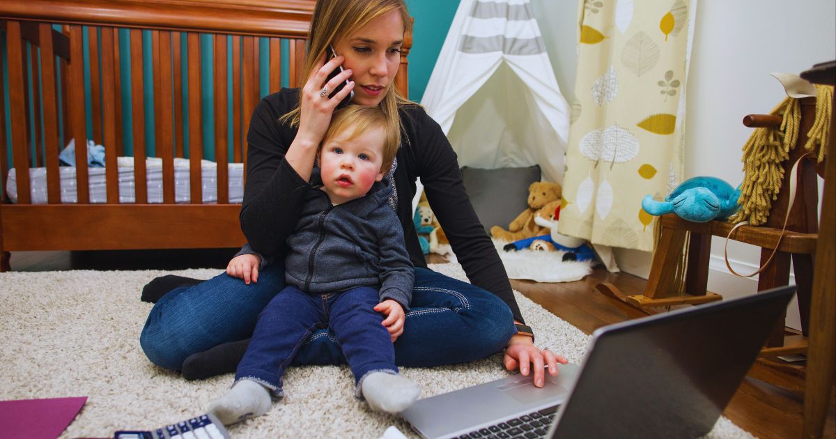 Parent and advocate reviewing IEP documents together.