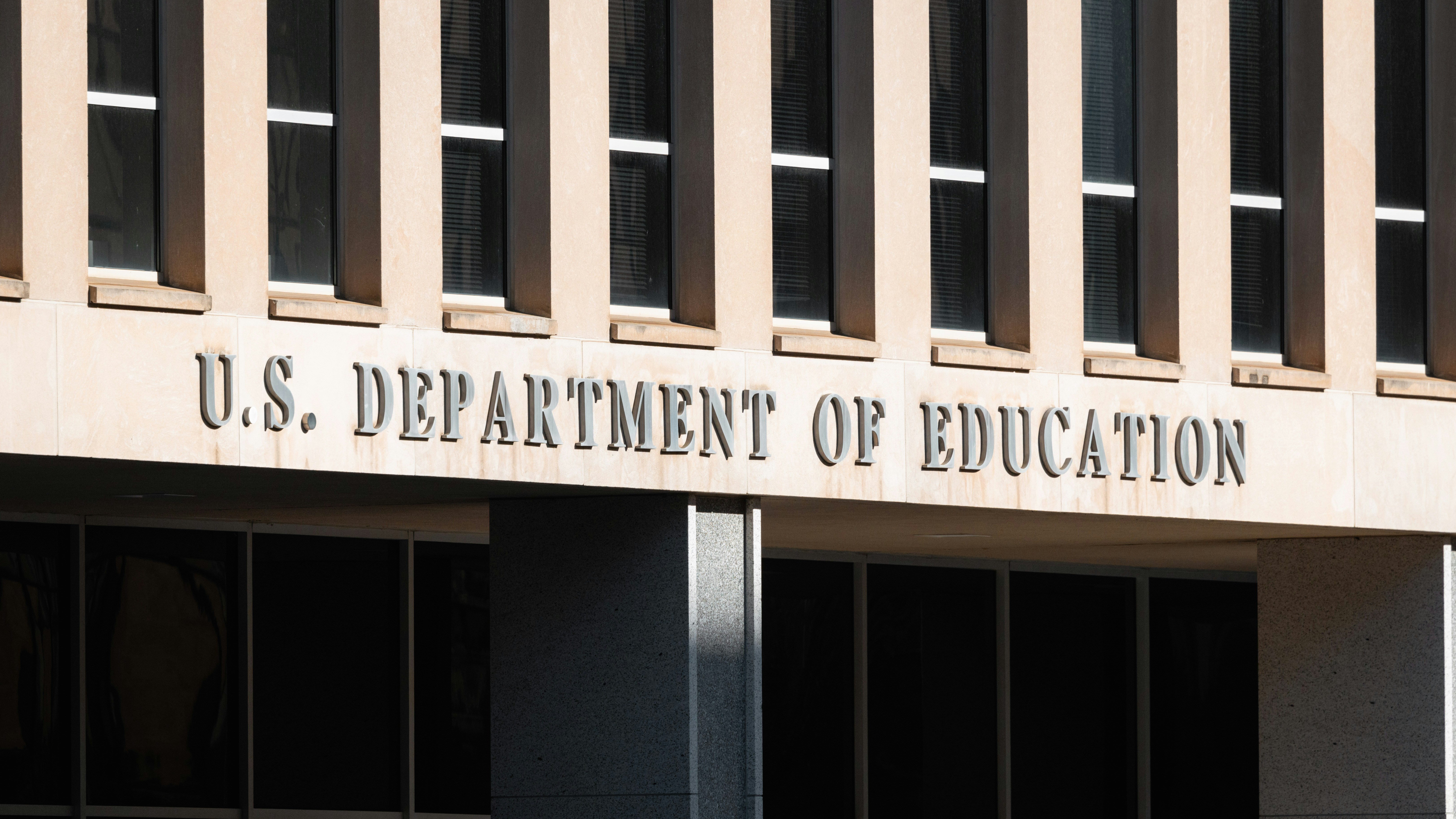U.S. Department of Education building representing federal oversight of special education programs