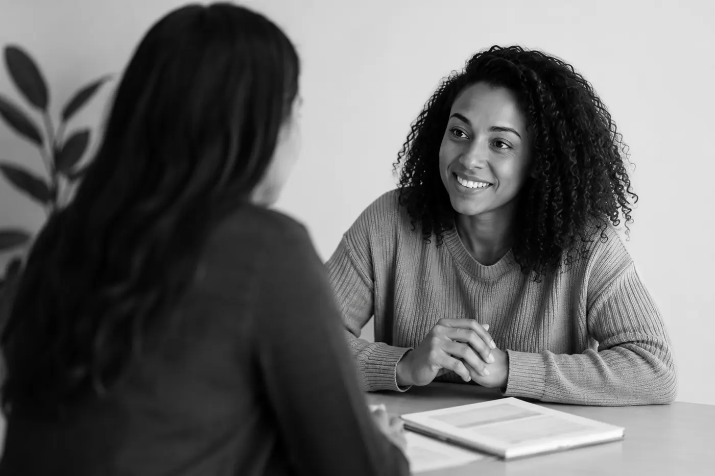 Advocate helping a parent prepare for meetings in San Angelo, Texas